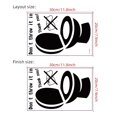 thumbnail image 5 of Jinsinto Toilet Stickers Creative Decoration Removable Stickers, 5 of 5