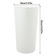 thumbnail image 2 of PTOOTP White Plastic Household Bucket for Flower Display - 1 Piece Flower Pot Container for Indoor and Outdoor Use, 2 of 8