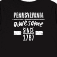 thumbnail image 4 of Inktastic Pennsylvania Awesome Since 1787 Boys or Girls Long Sleeve Toddler T-Shirt, 4 of 5