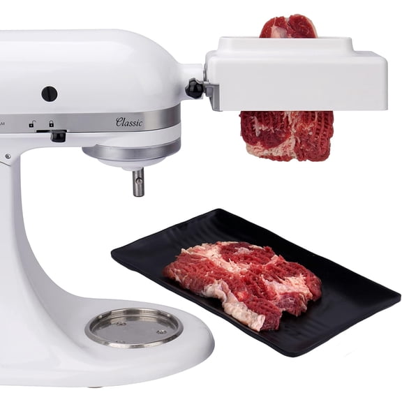 Meat Tenderizer for Kitchenaid, Updated Stainless Steel Gear Meat Tenderizer Attachment for  Kitchen aid and Cuisinart Stand Mixer ,  Perfect Tenderizing Beef/Pork/Lamb/Venison