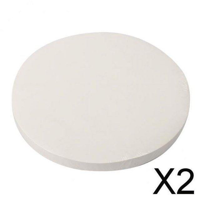 2x Round Parchment Paper Sheets For Baking, For Sheet Pans, Non Parchment Paper For Baking, Cooking, Grilling, And Steaming , 100pcs 25cm 2 piezas