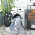 thumbnail image 6 of SAFAVIEH Tucson Taylor Traditional Machine Washable Area Rug, 3' x 5', Blue/Grey, 6 of 15