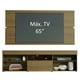 thumbnail image 4 of Mueble Para Tv Madesa Miami Hasta 65'' 1 Puerta Marrón Madesa Miami, 4 of 5