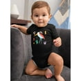 thumbnail image 2 of Funny Kiddie Heron Drawing Bodysuit Infant -Image by Shutterstock,  18 Months, 2 of 4