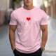 thumbnail image 1 of Tops para hombre, blusas y camisas de cuello redondo y manga corta para hombre, blusas casuales de cuello redondo con estampado de moda para hombre, blusas de cuello redondo y manga corta, camisas par, 1 of 6