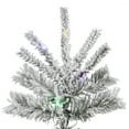 thumbnail image 2 of Vickerman 8.5' Flocked Sierra Fir Artificial Christmas Tree, Multi-Colored LED Dura-Lit lights, 2 of 6
