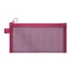 thumbnail image 2 of Zipper Bag With Color Mesh File Bag Transparent Zipper Style Storage Material Bag Pen Bag, 2 of 4