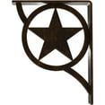thumbnail image 4 of Ekena Millwork 2"W x 7 1/2"D x 10"H Austin Wrought Iron Bracket, (Triple center brace), Antiqued Bronze, 4 of 8