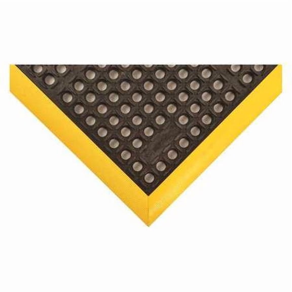 Notrax 514S2840YB 28 x 40 in. Sure Step 3-Side Anti-Fatigue Floor Mat, Black & Yellow