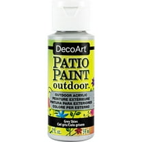DecoArt Patio Paint Outdoor Acrylic, Grey Skies – Weather-Resistant Craft Paint, 2 oz
