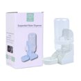 thumbnail image 1 of Greeniant Dispensador de agua colgante para jaula de perro y gato, fácil de limpiar, duradero, amplia gama de usos, bebedero para mascotas con Suministros de alimentación y agua para mascotas blanco, 1 of 6