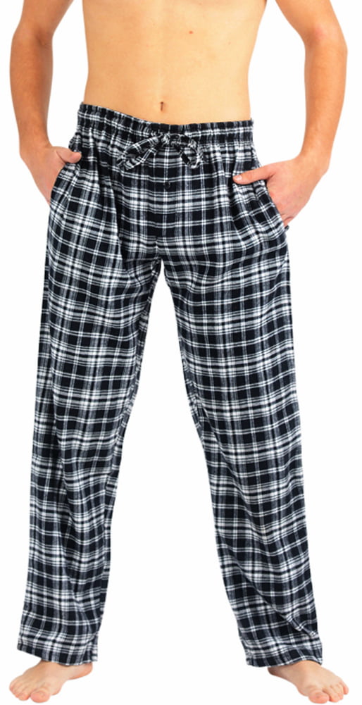 NORTY Mens Pajama Sleep Lounge Pant - Brushed Cotton Blend Flannel - 8 ...