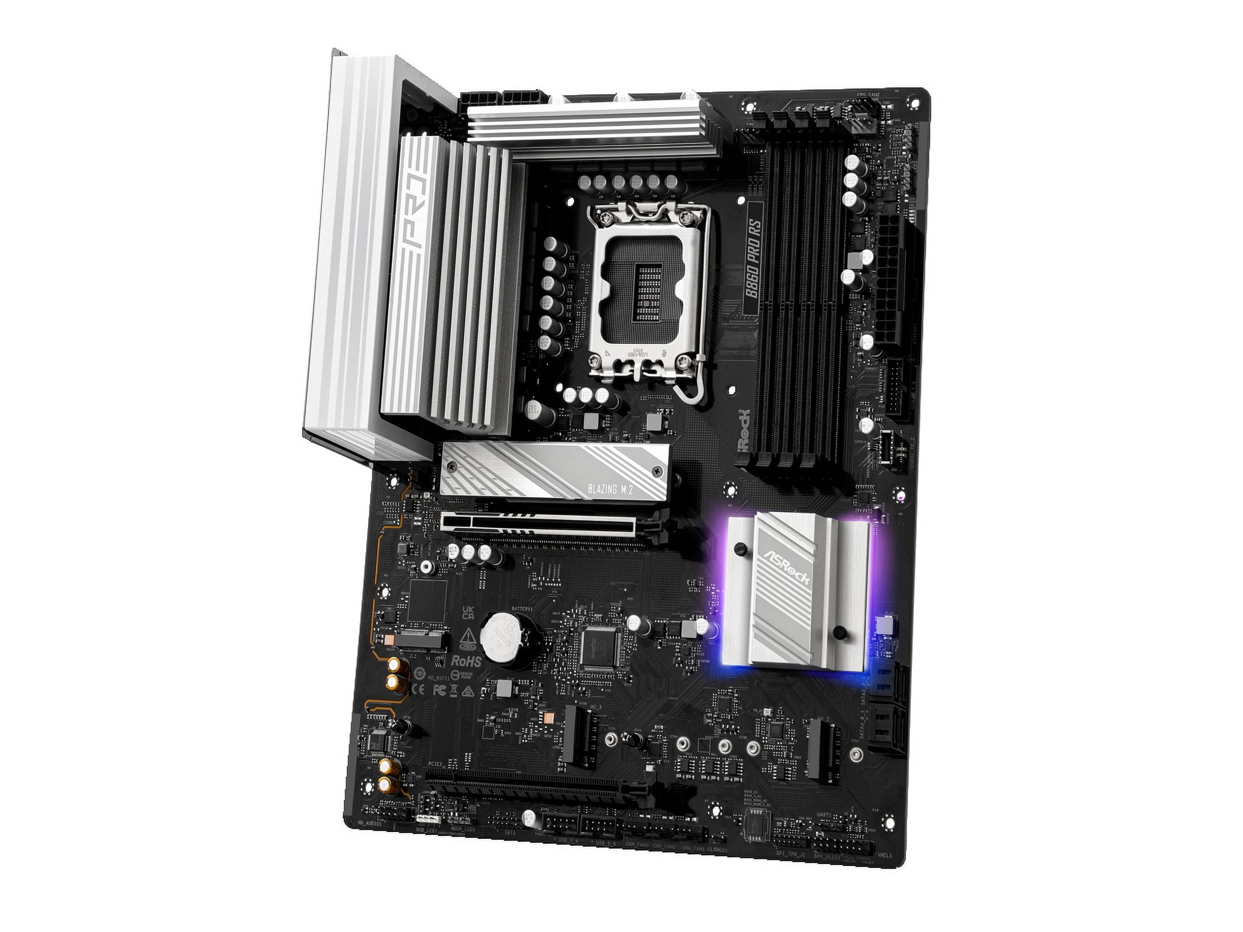 ASRock B860 Pro RS LGA 1851 Intel B860 SATA 6Gb/s DDR5 Intel Core Ultra ATX Motherboard