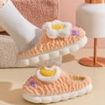 thumbnail image 7 of Fesfesfes Womens Shoes Wide Width Women's Cotton Slippers Cute Star Cartoons Thickened Plus Velvet Home Warm Plush Slippers 6.5-7(38-39), 7 of 7