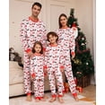 thumbnail image 2 of Christmas Moose Allover Print Pajamas Set Family Matching Outfits Parent-child 2 Pieces Suit Sleepwear Baby Dog Romper Xmas Look, 2 of 4