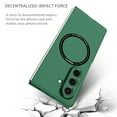 thumbnail image 2 of ELEHOLD Slim Magnetic Case for Samsung Galaxy Z Fold 7 Magnetic Mag-Safe Compatible Non-Slip Anti-Scratch Anti-Fingerprint Shockproof Lightweight Case for Galaxy Z Fold 7,Green, 2 of 9