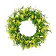 thumbnail image 2 of GUOOL Flower Wreath Decorative Elegant Simple Hanging for Wedding Home Celebration 45CM, 2 of 9