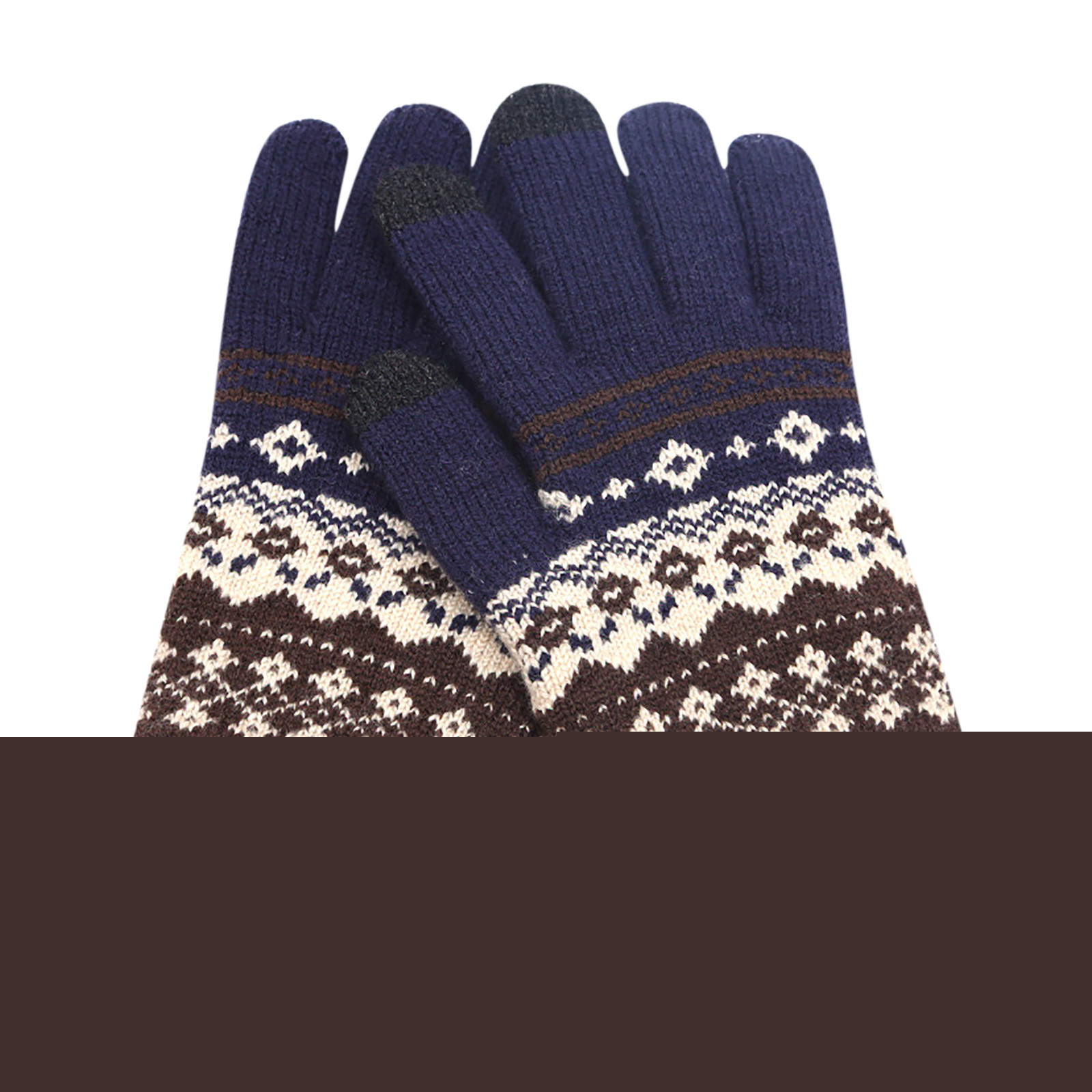 RXIRUCGD Mittens Clearance Items Fashion Non-slip Jairon Warm Winter Artificial Knitting Wrist Gloves Mittens