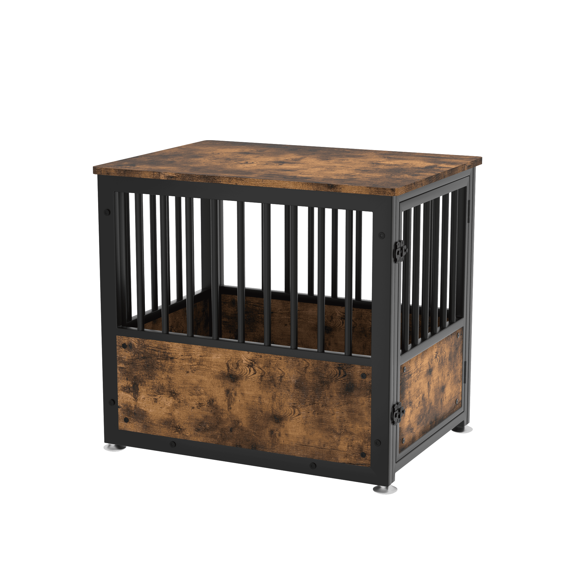 27.2" Dog Crate Furniture for Small Dogs, Wood Kennel Pet House Cage