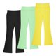 thumbnail image 1 of BIG ELEPHANT Leggings Acampanados para Niñas, Pantalones Acampanados con Corte de Bota y Cintura Alta, Pantalones Acampanados para Yoga y Baile, Packs de 3, 1 of 10