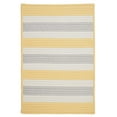thumbnail image 2 of Colonial Mills 6' x 9' Yellow and Gray Rectangular Braided Area Throw Rug, 2 of 2