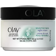 Olay Age Defying Sensitive Skin Night Cream Facial Moisturizer, 1.9 fl oz