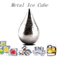 thumbnail image 3 of Coofit Whiskey Stones Stainless Steel: 6PCS Small Reusable Ice Cubes Wine Cooler Cubes, 3 of 7