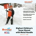 thumbnail image 3 of (2 pack) EMSCO Group - Bigfoot Children's Toy Snow Shovel - Metal Handle - Polyethylene (11.25 Inches), 3 of 7