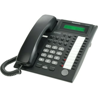 Panasonic KX-T7730 Telephone Black, 12 Key System, LCD Display