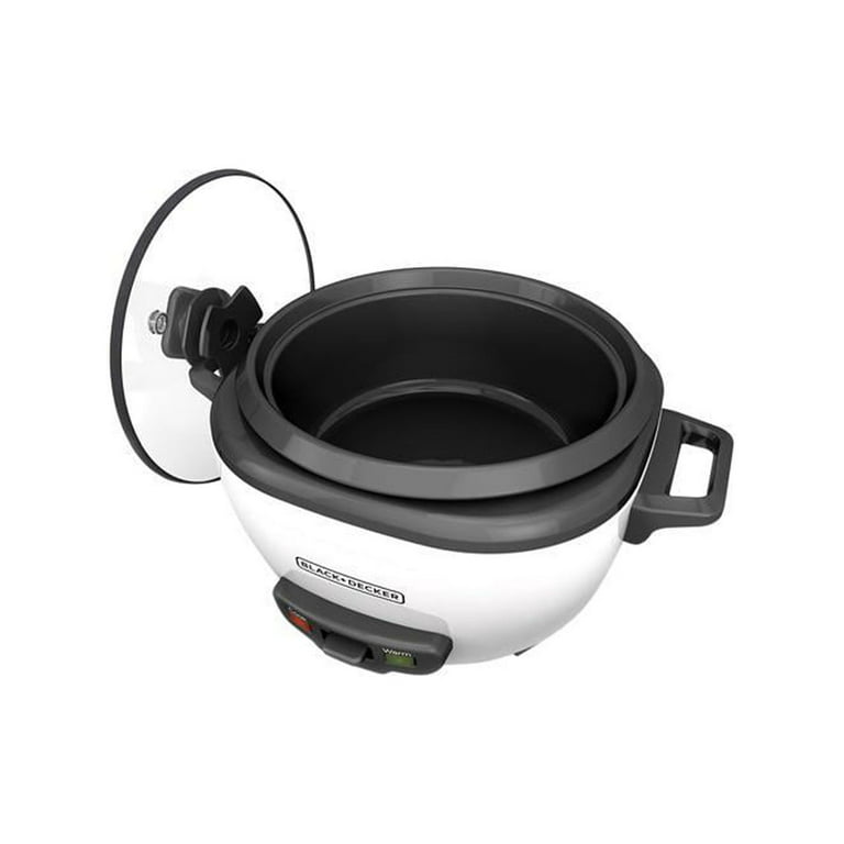 Rice cooker Teflon coated pot with handing lid by Black & Decker 16-cup