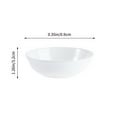 thumbnail image 2 of ONAPARTER 4Pcs Sauce Dipping Bowl Ceramic Appetizer Dish Round Serving Tray Restuarant Supplies for Nuts Salmon Sushi Appetizer 3 Inch （White）, 2 of 6