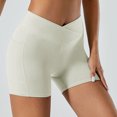 thumbnail image 6 of Up to 40% off Miqool Biker Shorts for Women, V Cross High Waist Butt Lifting Tummy Control Fitness Athletic Workout Running Yoga Shorts Spandex Shorts for Gym Volleyball Dance, 6 of 7