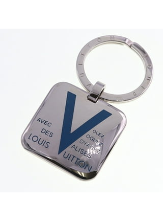 Authenticated Used Louis Vuitton Keyring Keychain Charm Portocre LV Rabbit  Blue Green Brown Monogram Canvas MP2917