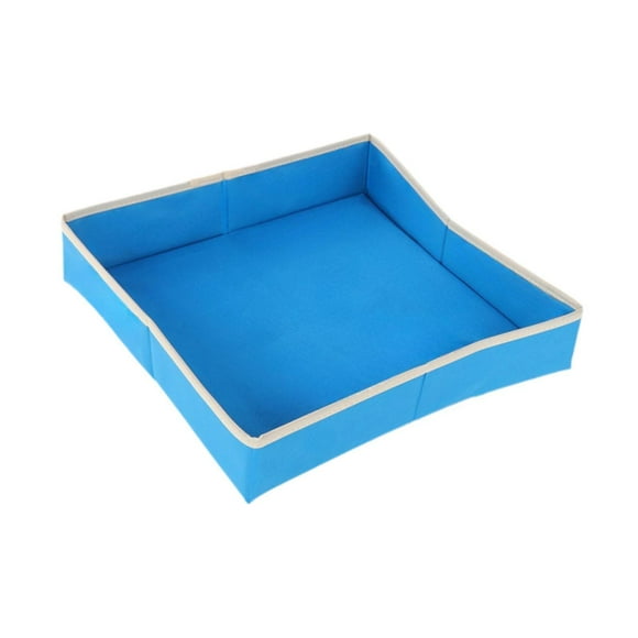 Bandeja de para niños, de juego fácil de transportar, arenero portátil suave, bandeja de juguetes reutilizable para niños.