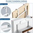 thumbnail image 2 of Organizador de despensa para colocar sobre la puerta, 8 niveles, ajustable, blanco, 2 of 8