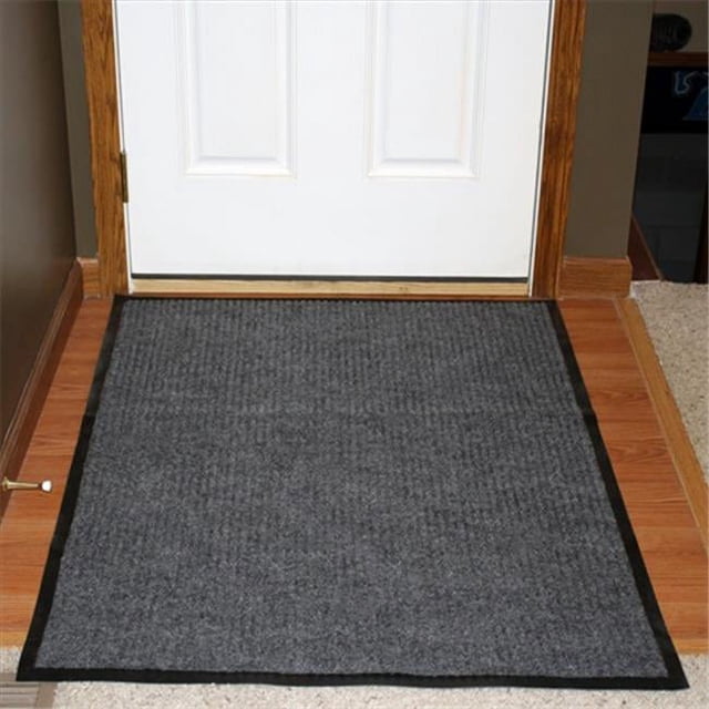 Durable Corporation 613S0034GY Tapis d'Entrée Spectra Rib 3 Pi L x 4 Pi L Gris