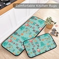 thumbnail image 5 of SKYSONIC Christmas Nutcrackers Drums Kitchen Mats Set of 2 Xmas Trees Hobbyhorse Anti Fatigue Floor Runner Rug Non Slip Comfort Mat 19.7x27.6 Inch + 19.7x47.2 Inch for Living Room Laundry Room Hallway, 5 of 7
