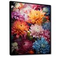 thumbnail image 2 of Designart "Curved Stems Of Graceful Mums" Mums Floater Framed Wall Art Prints, 2 of 5