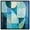Black Frame, variant on Color Blocks I Canvas Modern Wall Decor by Art Remedy, Gallery Wrapped, 12 x 12