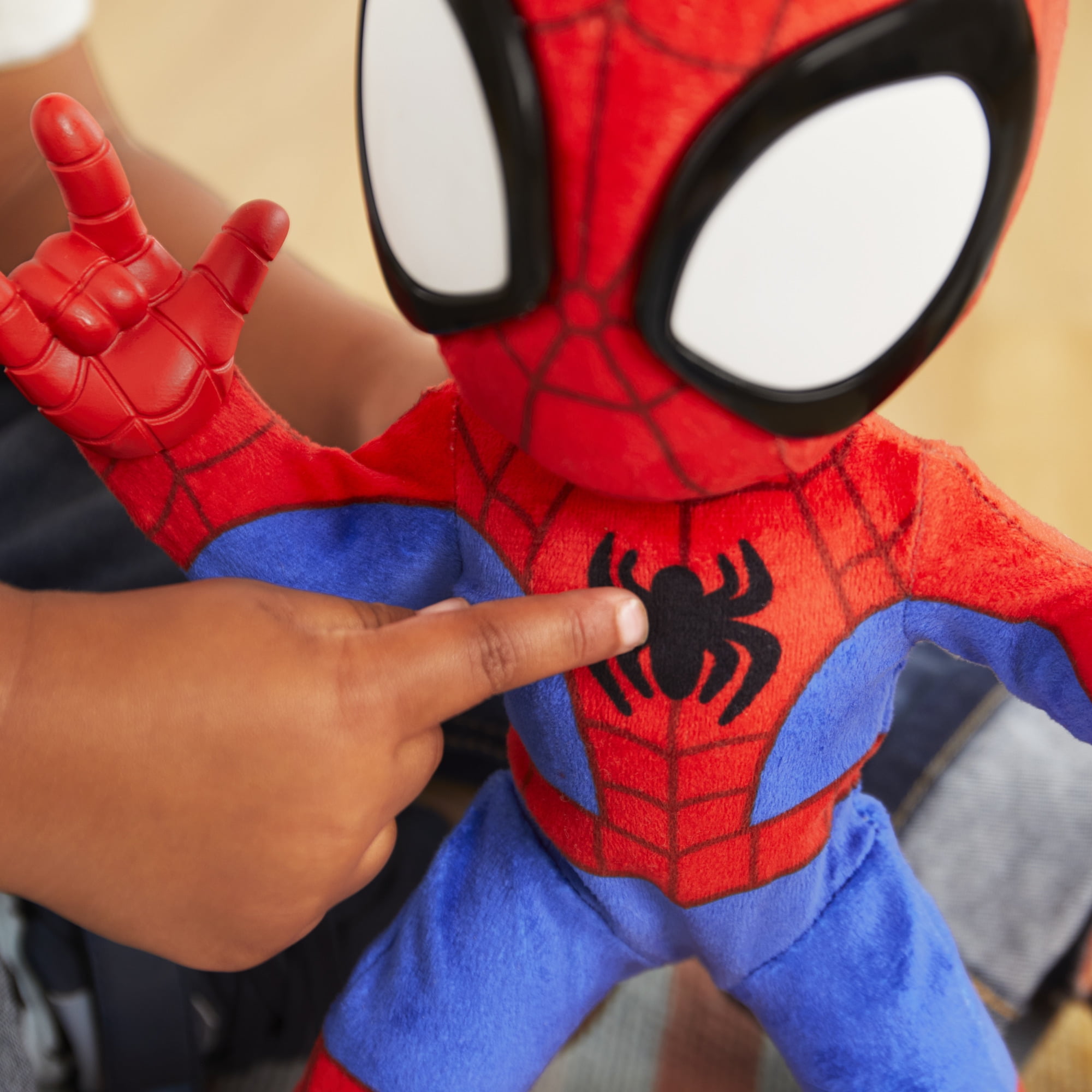 Marvel Spidey and His Amazing Friends Dance N Crawl Spidey Interactive Plush Toy  (图4)