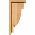 thumbnail image 3 of 5 1/2"W x 8"D x 16"H Alpine Smooth Corbel w/Backplate, Western Red Cedar, 3 of 9
