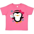 thumbnail image 3 of Inktastic Penguin Girl Snowflakes Girls Toddler T-Shirt, 3 of 5