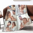thumbnail image 3 of Customized Blanket with Photos & Text for Mom Dad Baby Family Friends Personalized Picture Blanket for Birthday Christmas for Women Sister Wife Grandma(10 Photos,50x60 Sherpa), 3 of 6