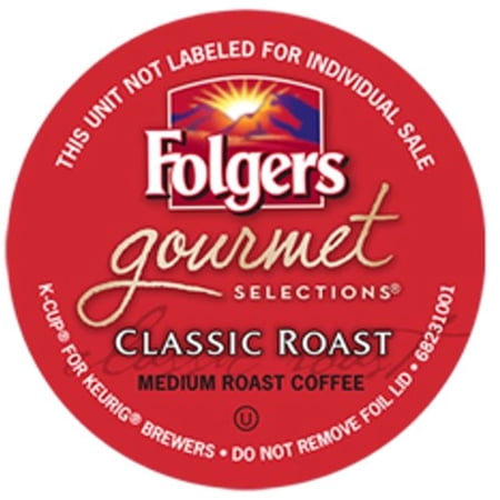 Folgers Gourmet Selections Classic Roast Coffee Keurig K-Cups, 144 Count