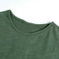 thumbnail image 3 of YWDJ 6 Months-8 Years Boys Girls T Shirts Toddler Summer Short Sleeve Solid Candy Loose T-Shirt Army Green 6-12 Months, 3 of 8