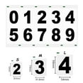 thumbnail image 3 of Reflective Mailbox Numbers Sticker, 3 Sets Large 0-9 Self Adhesive Vinyl Waterproof Number Sticker for Outside, Signs, Window, Doors, Cars, Trucks, Address Numbers for House (29"x15.7"), 3 of 4