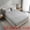 53.9"x74.8" Light Grey, variant on Unique Bargains Fitted Polyester Stripes Bed Sheets Not Easy to Fade 53.9"x74.8" Grey