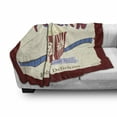thumbnail image 3 of Movie Theater Soft Flannel Fleece Blanket, Fresh and Delicious Pop Corn Film Tickets and Strip Advertising in 60s Theme, Cozy Plush for Indoor and Outdoor Use, 50" x 60", Multicolor, by Ambesonne, 3 of 6