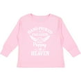 thumbnail image 3 of Inktastic Handpicked for Earth By My Poppy in Heaven with Angel Wings` Boys or Girls Long Sleeve Toddler T-Shirt, 3 of 5