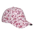 thumbnail image 3 of Naloa Original Classic Low Profile Hat Men Women Baseball Cap Dad Hat Adjustable Unconstructed Flower Butterfly Print Cap, 3 of 9